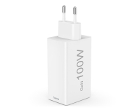 Hama ŁADOWARKA SIECIOWA MINI 100W PD/QC 2X USB-C, 1X USB-A BIAŁA - 1318744 - zdjęcie 3